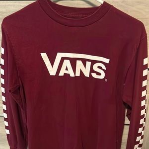 vans long sleeve tee
